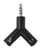 CONVERTIDOR JACK 3.5 A 2 HEMBRAS