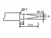 PUNTA DE RECAMBIO 1.6MM