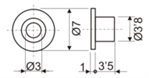 ARANDELA AISLANTE TO-3