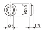 ARANDELA AISLANTE TO66 - TO-220